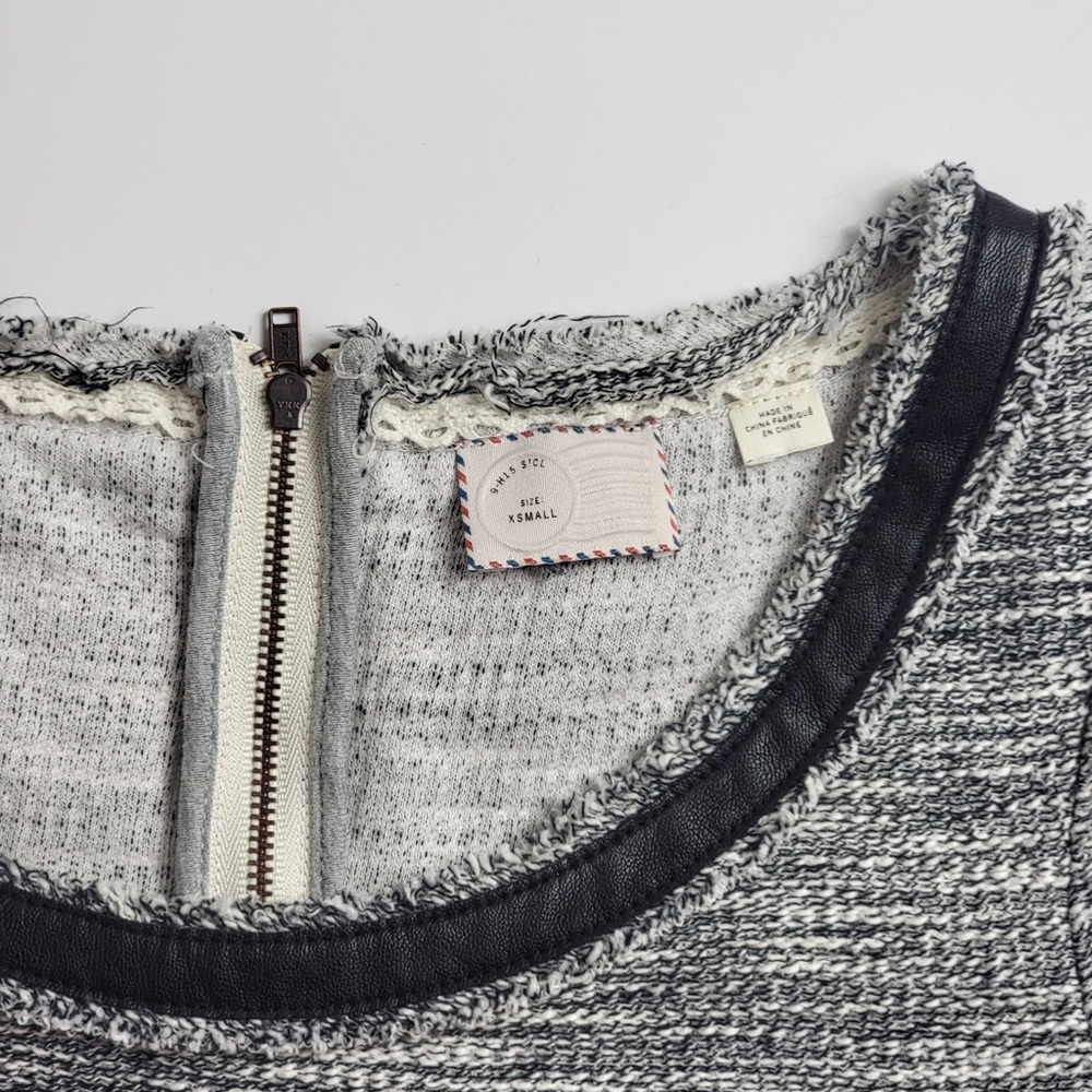 Postmark Anthropologie Leather Trimmed Tunic - Picture 6 of 6